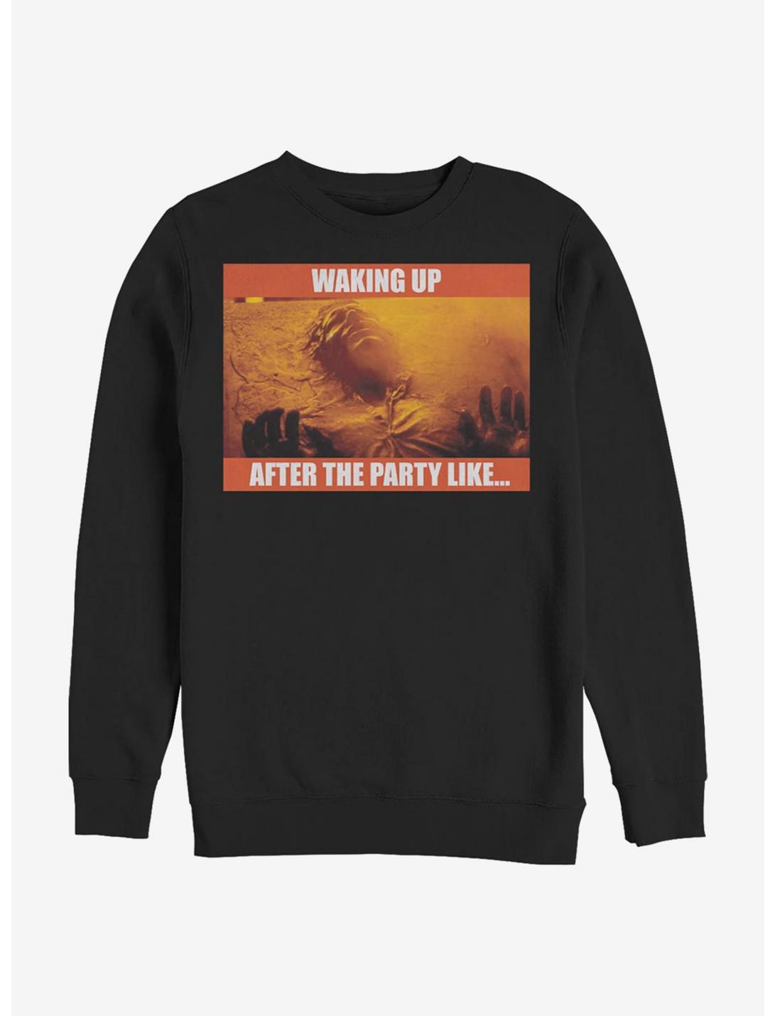 Star Wars Waking Up After The Party Sweatshirt, BLACK, hi-res