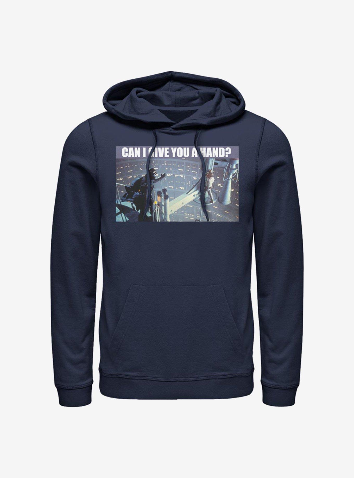 Star Wars Give You A Hand Hoodie, NAVY, hi-res