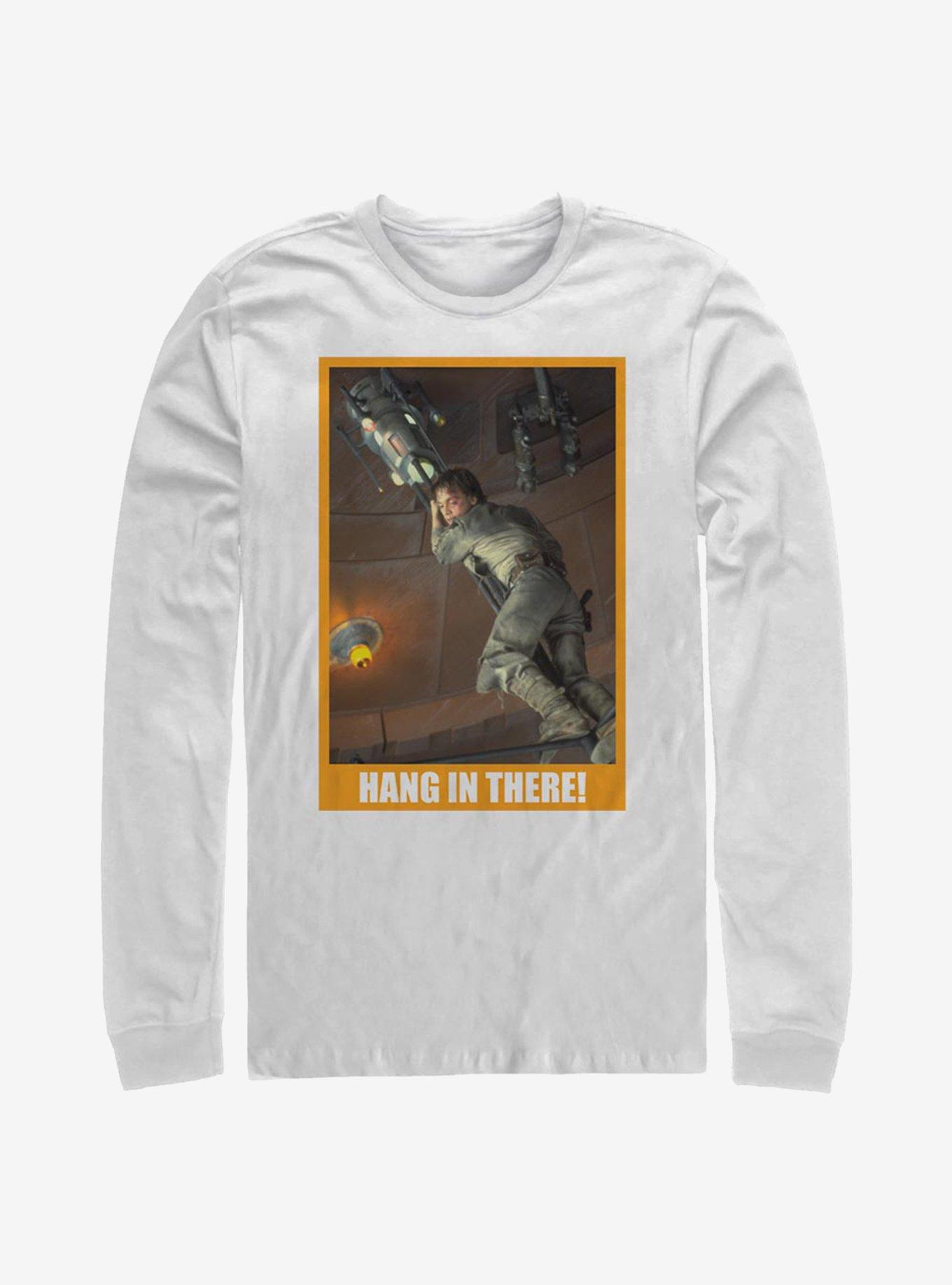 Star Wars Hang In There Luke Long-Sleeve T-Shirt, WHITE, hi-res