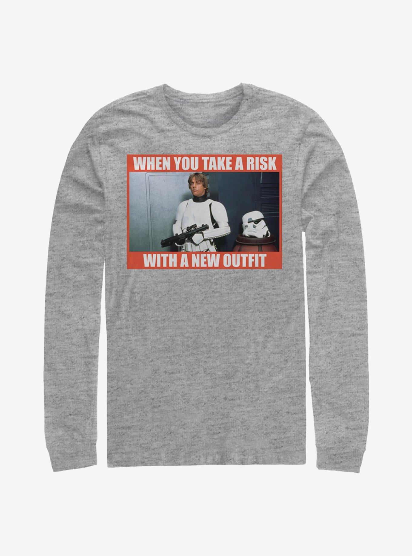 Star Wars Luke New Outfit Long-Sleeve T-Shirt, ATH HTR, hi-res