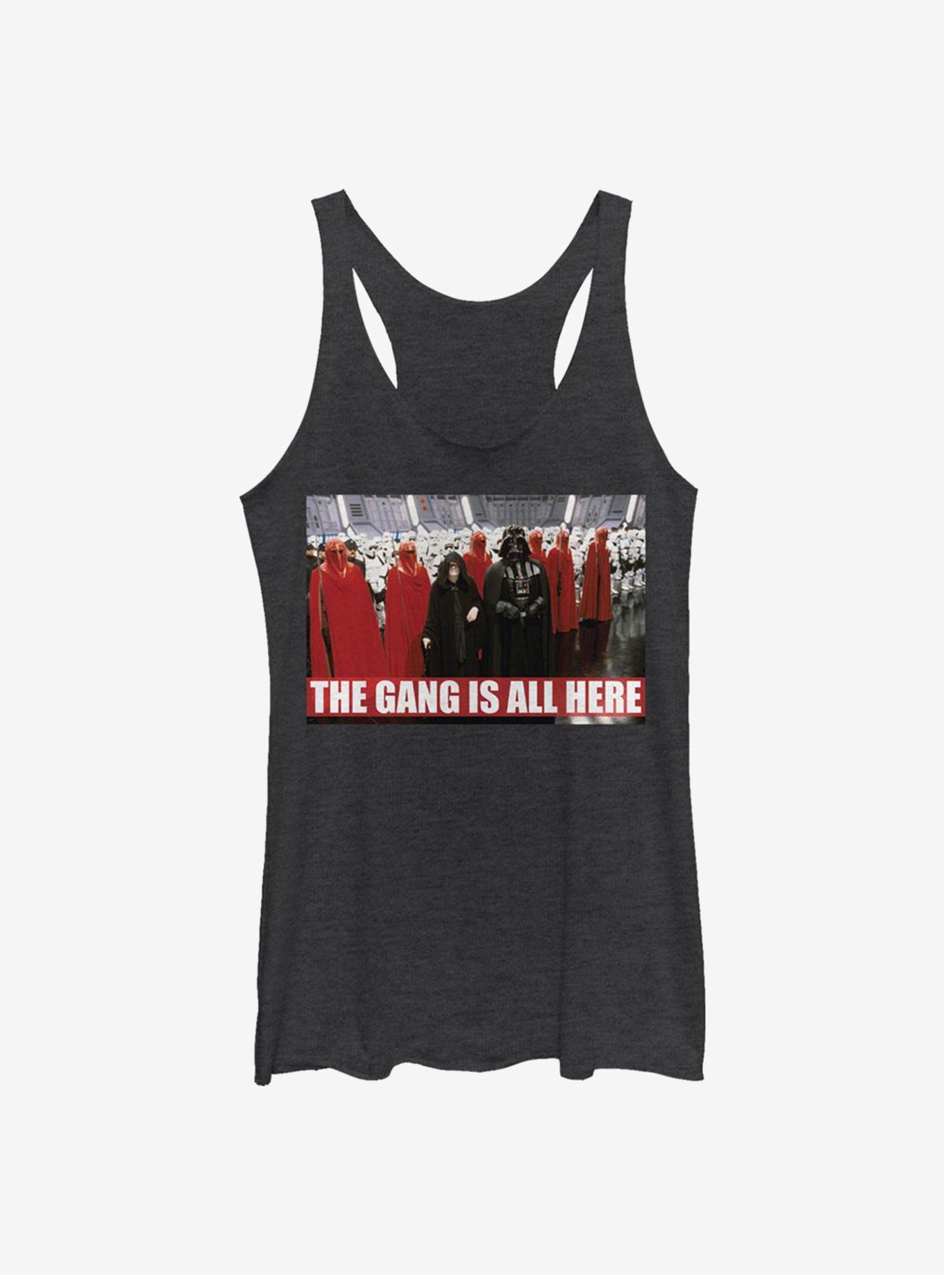 Star Wars Gang Is All Here Womens Tank Top, BLK HTR, hi-res