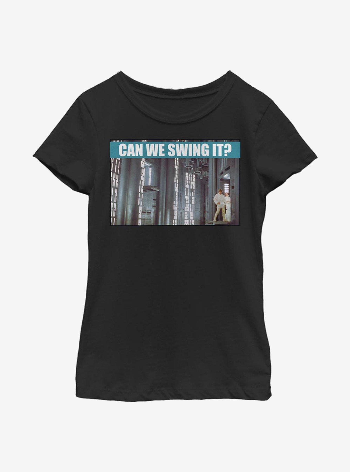 Star Wars Can We Swing It? Youth Girls T-Shirt, , hi-res