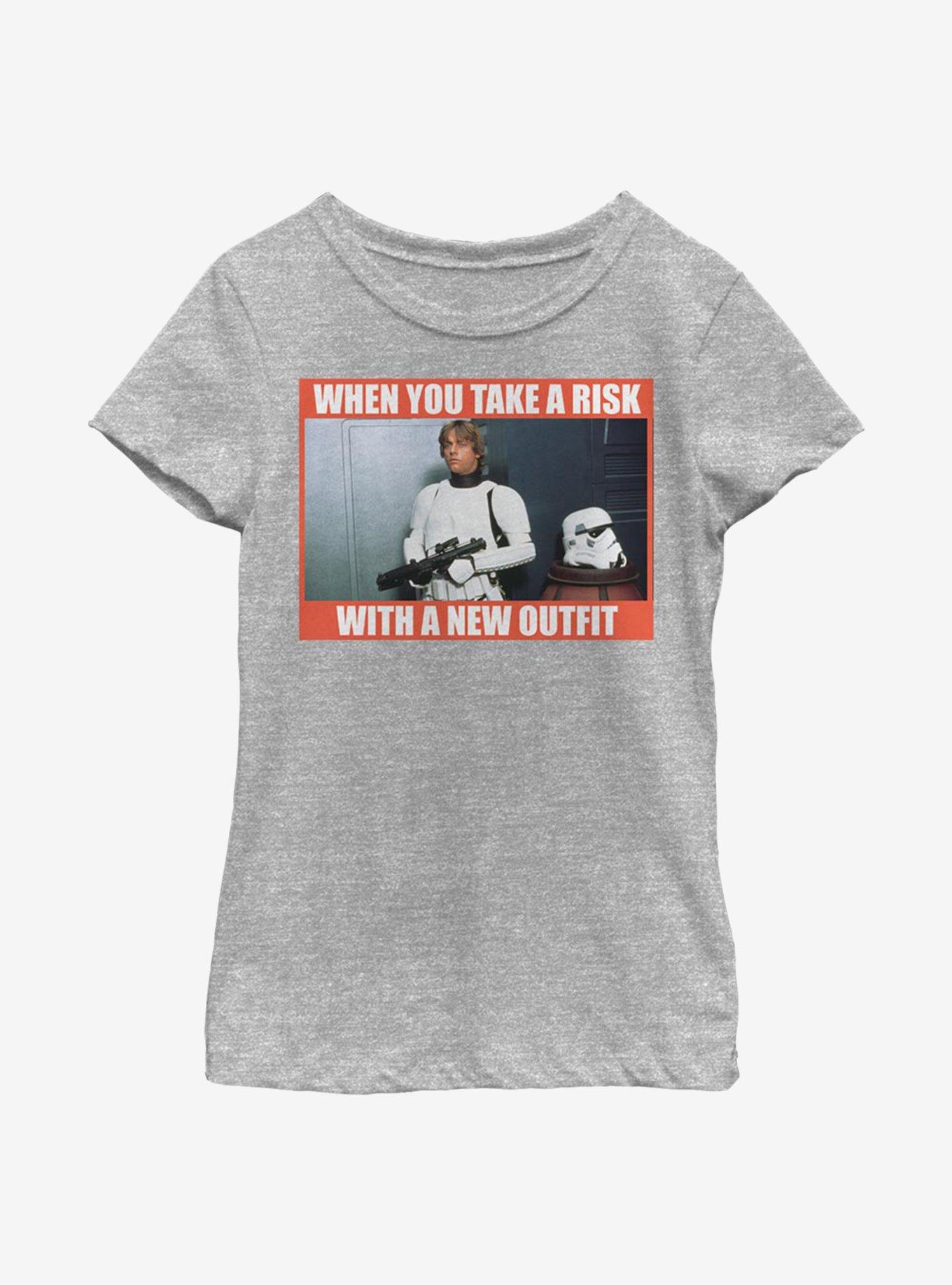 Star Wars Luke New Outfit Youth Girls T-Shirt, ATH HTR, hi-res