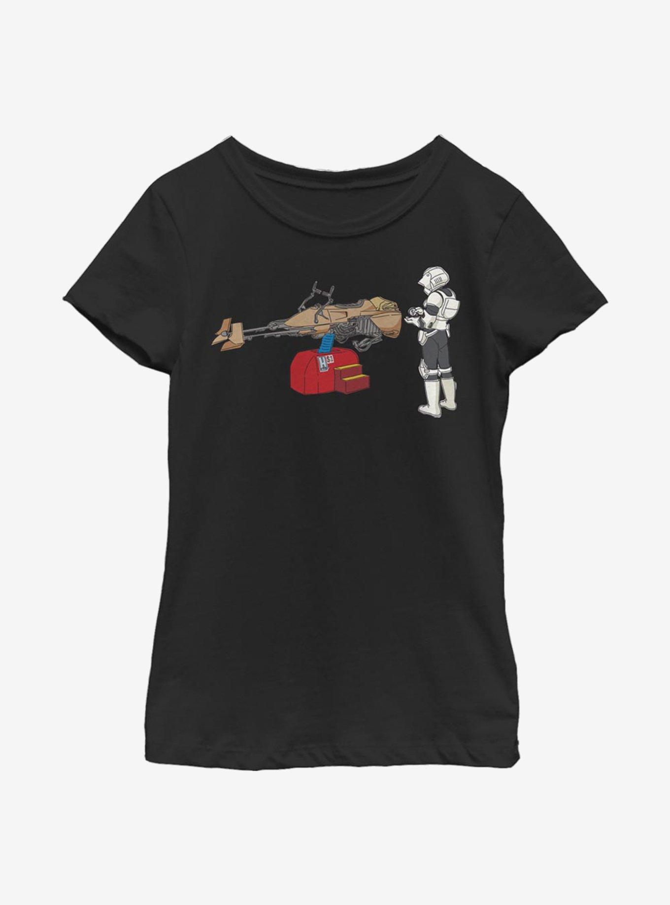 Star Wars Trooper RIde Youth Girls T-Shirt, , hi-res