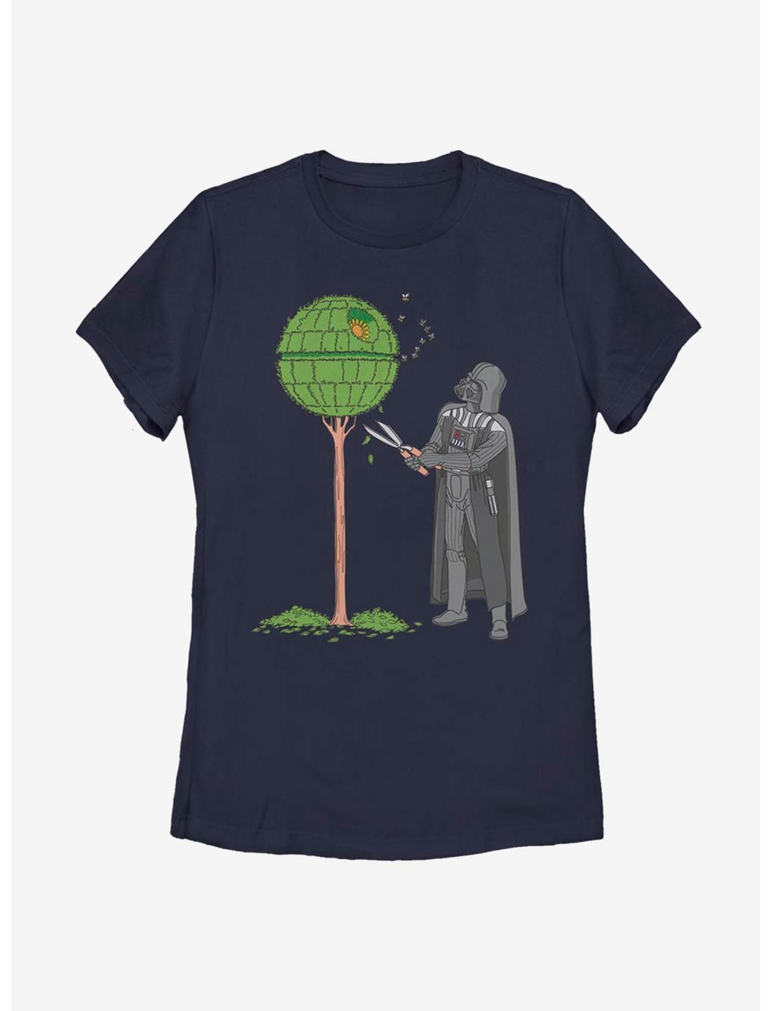 Star Wars Death Star Bush Womens T-Shirt, NAVY, hi-res