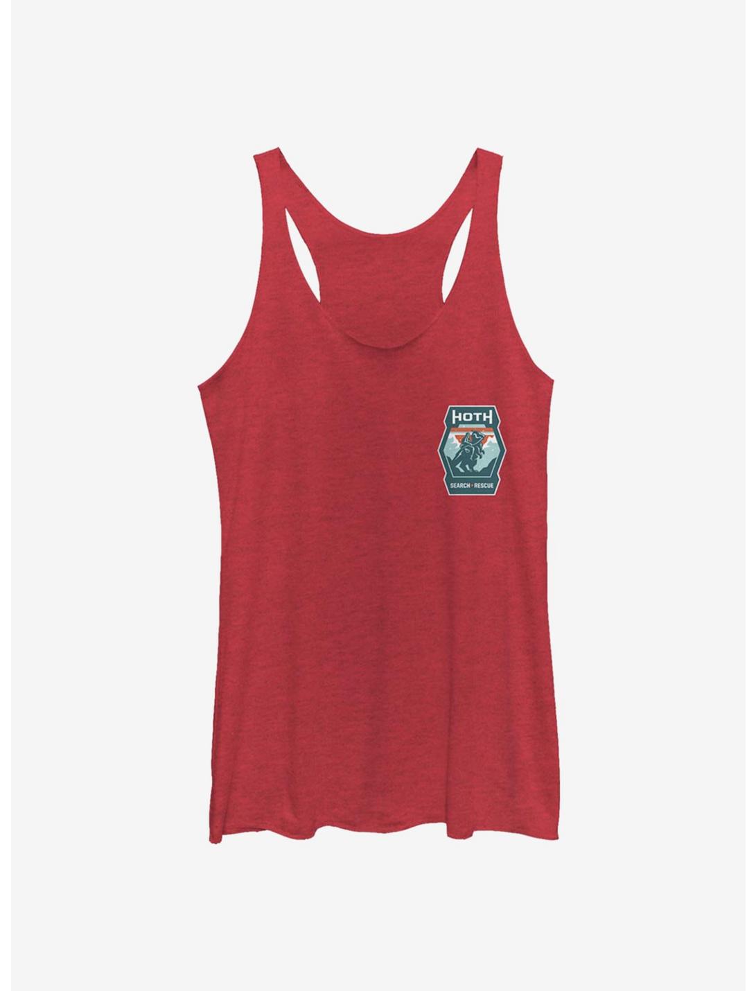 Star Wars Hoth Search Womens Tank Top, RED HTR, hi-res