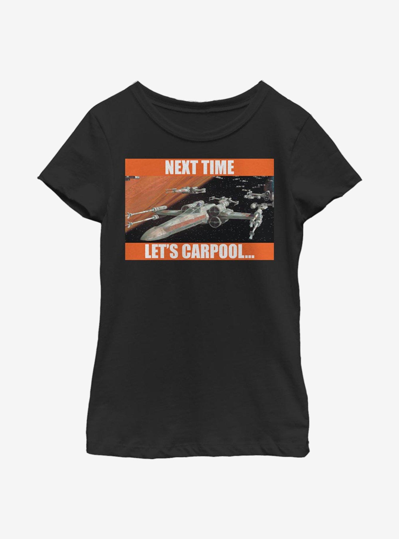 Star Wars Next Time Carpool Youth Girls T-Shirt, , hi-res