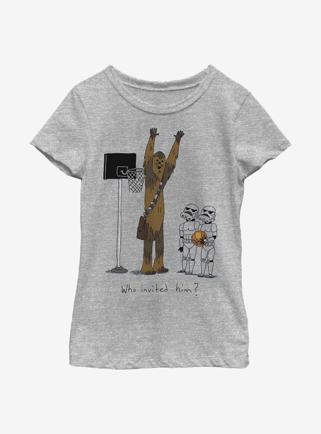 Star Wars Chewie Basketball Youth Girls T-Shirt, , hi-res