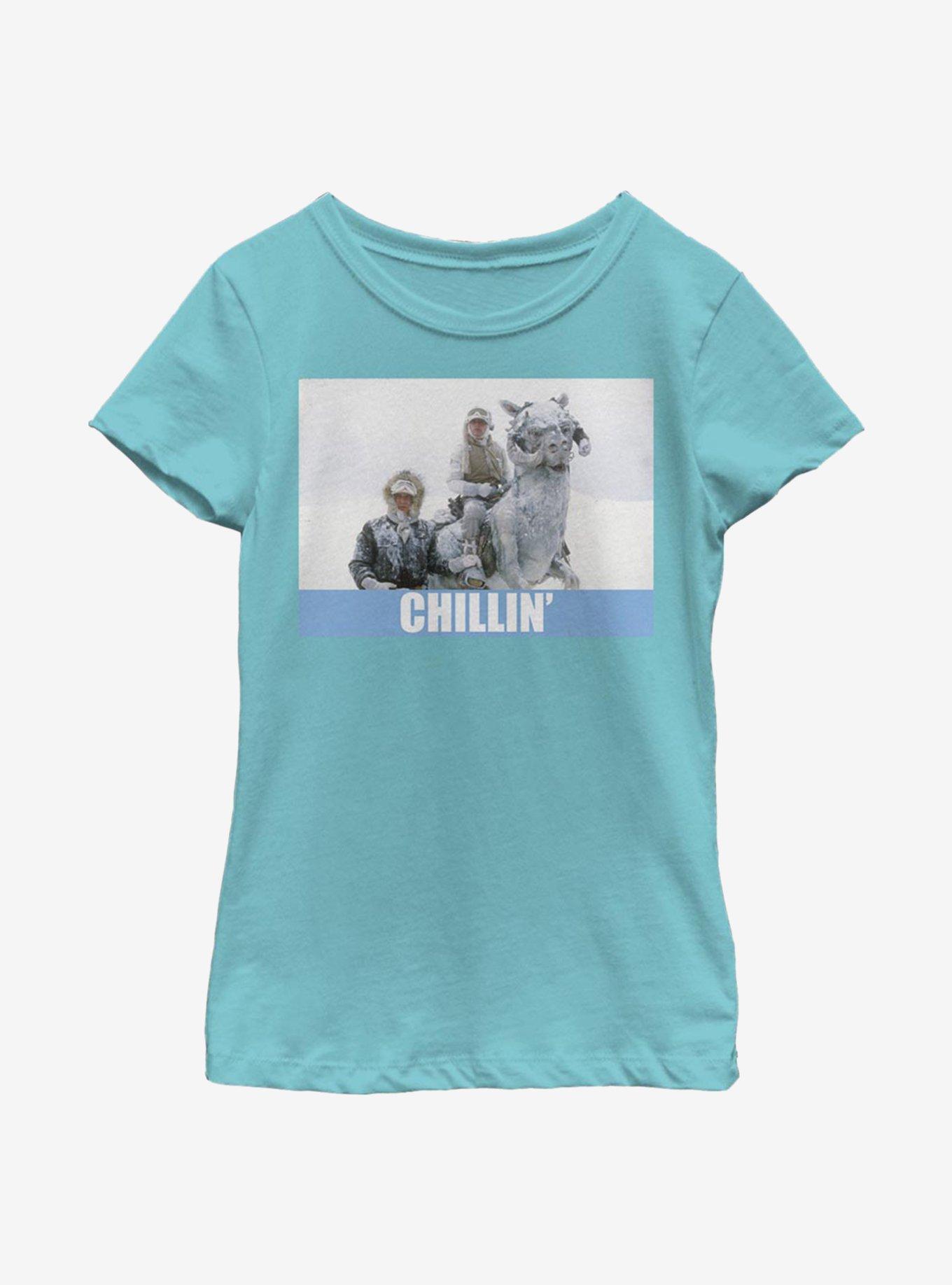 Star Wars Chillin' Youth Girls T-Shirt, TAHI BLUE, hi-res