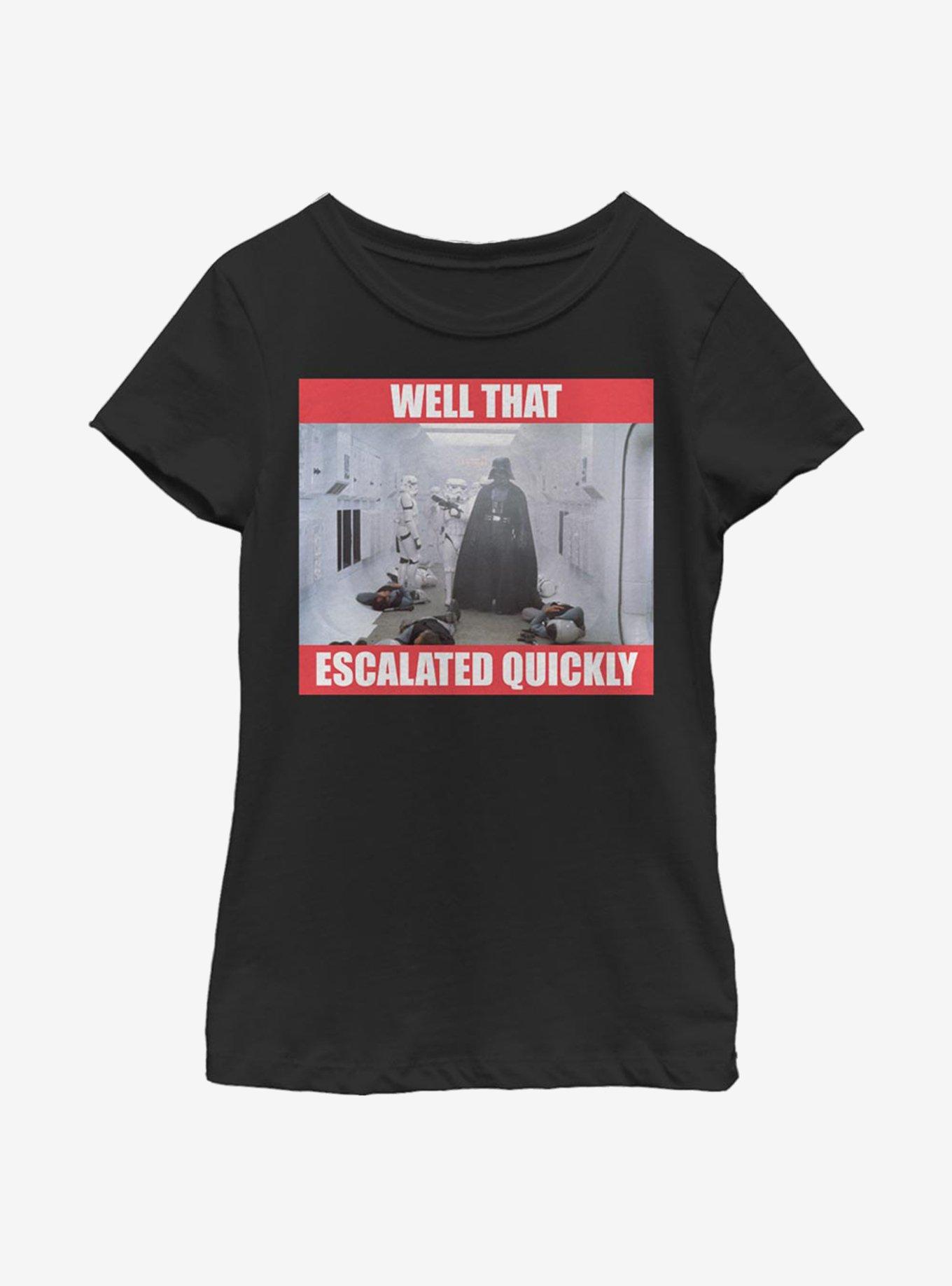 Star Wars Escalated Quickly Youth Girls T-Shirt, , hi-res