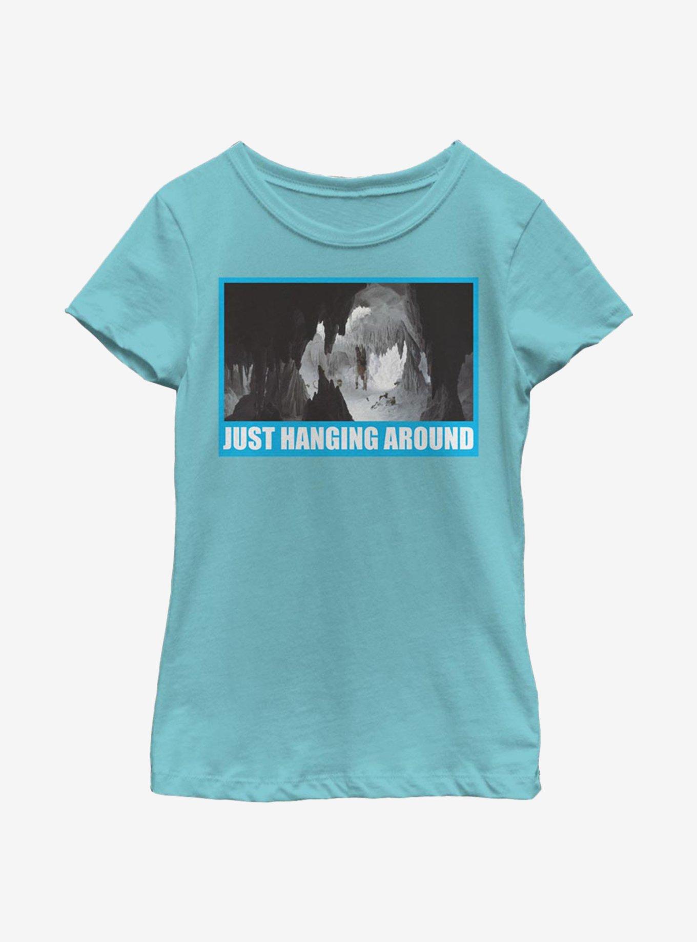 Star Wars Hanging Around Youth Girls T-Shirt, TAHI BLUE, hi-res