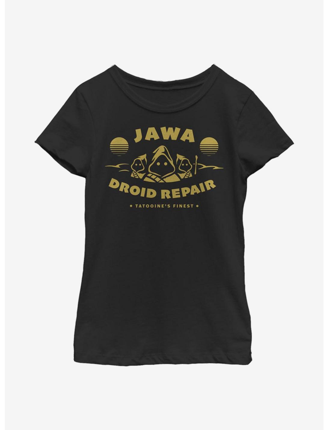 Star Wars Jawa Repair Youth Girls T-Shirt, BLACK, hi-res