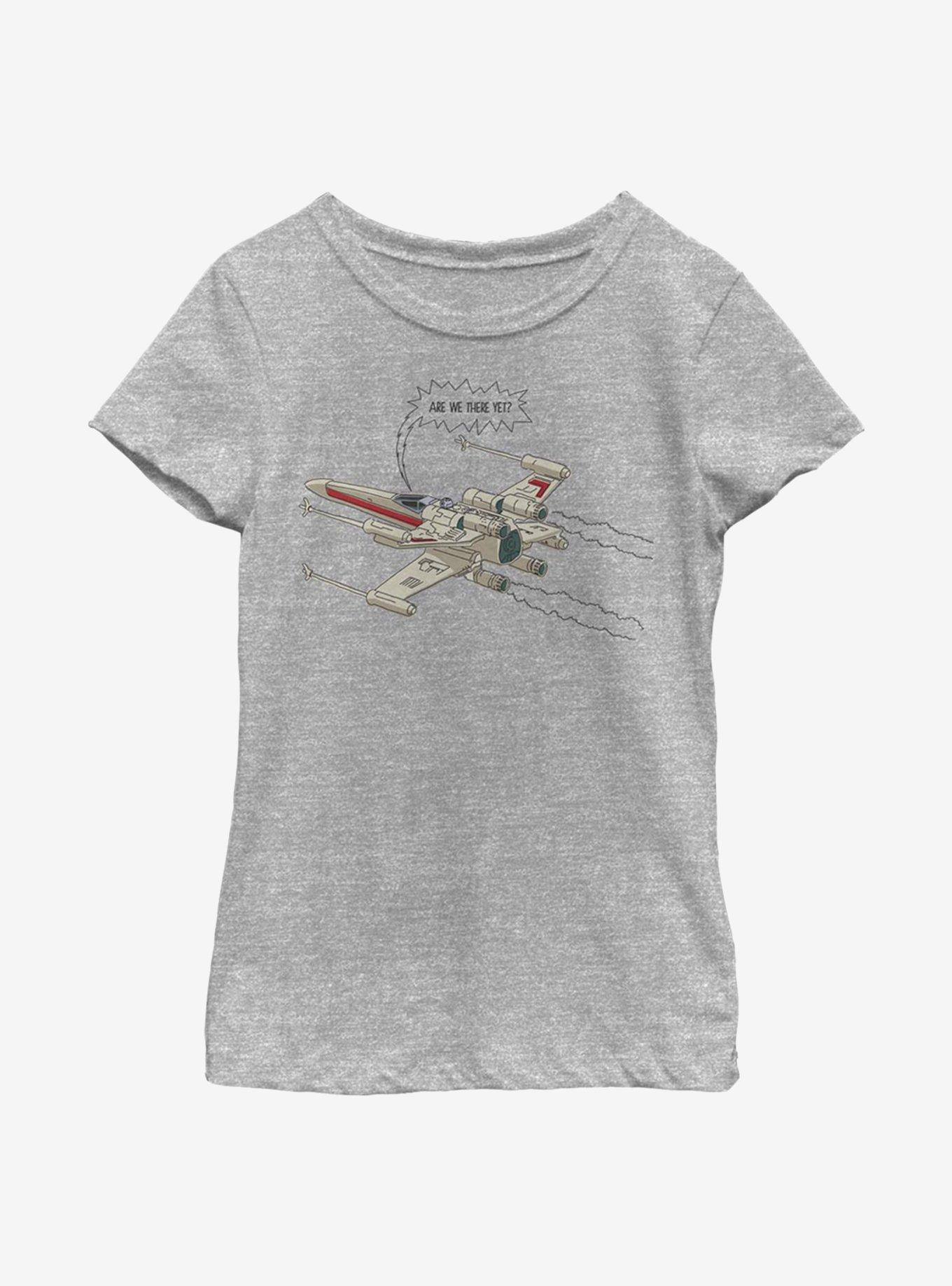 Star Wars Are We There Yet Youth Girls T-Shirt, ATH HTR, hi-res