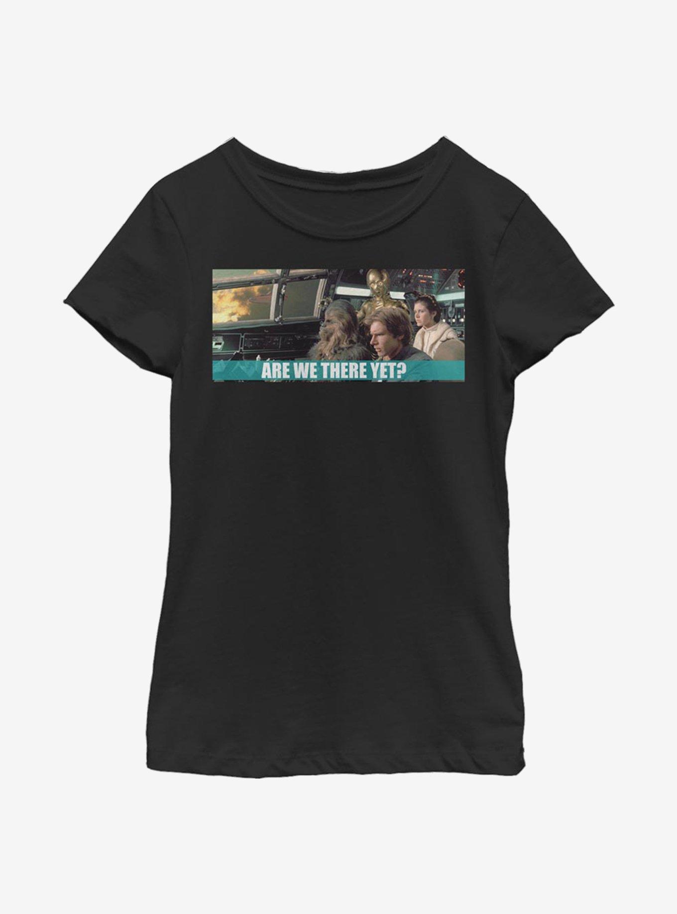 Star Wars There Yet Youth Girls T-Shirt, BLACK, hi-res