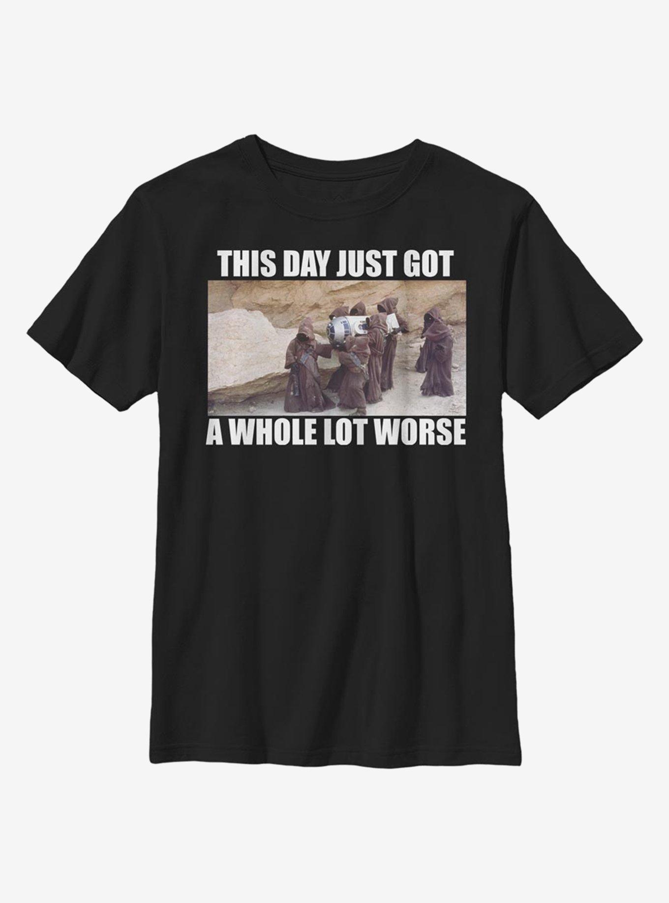 Star Wars This Day Just Got Worse Youth T-Shirt, , hi-res