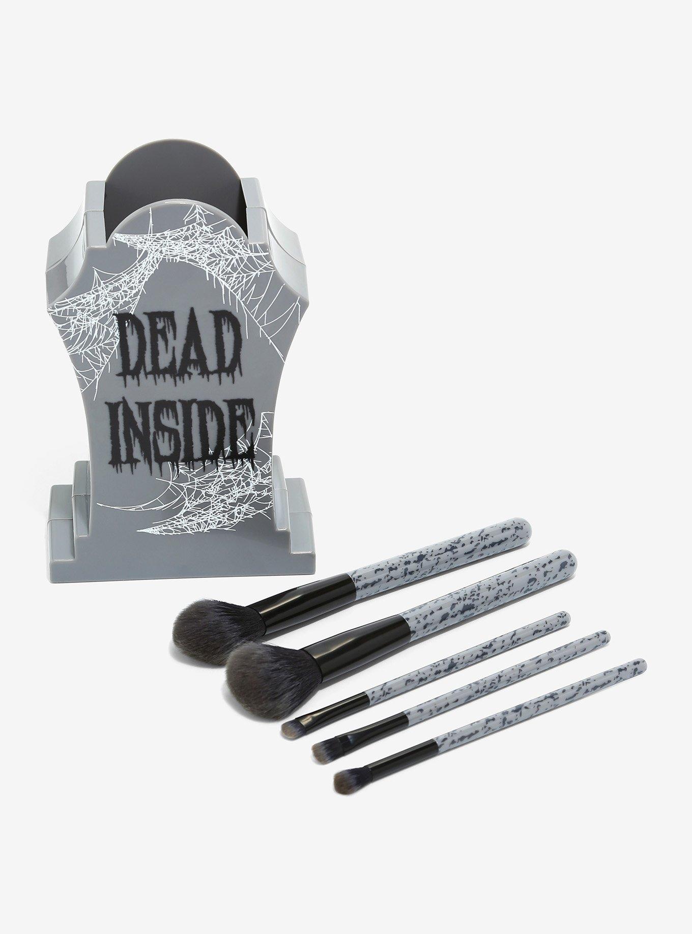 Tombstone Makeup Brush & Holder Set, , hi-res