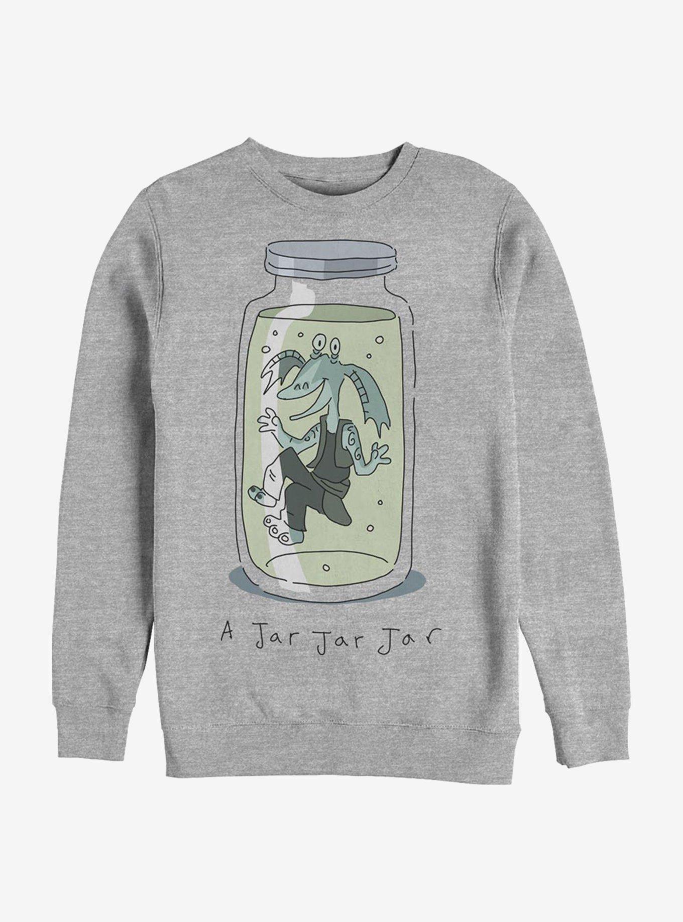 Star Wars Jar Jar Jar Sweatshirt, ATH HTR, hi-res