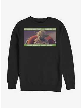 Star Wars Yoda Planning Sweatshirt, , hi-res