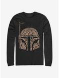 Star Wars Boba Cheetah Long-Sleeve T-Shirt, BLACK, hi-res