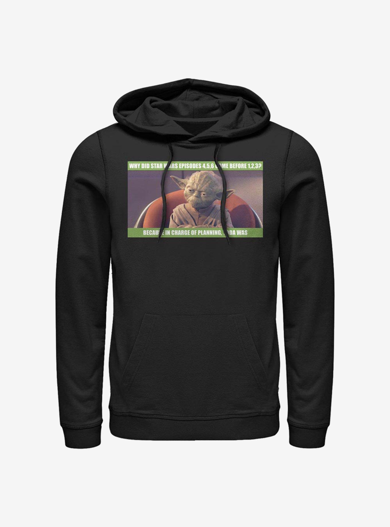 Star Wars Yoda Planning Hoodie, , hi-res