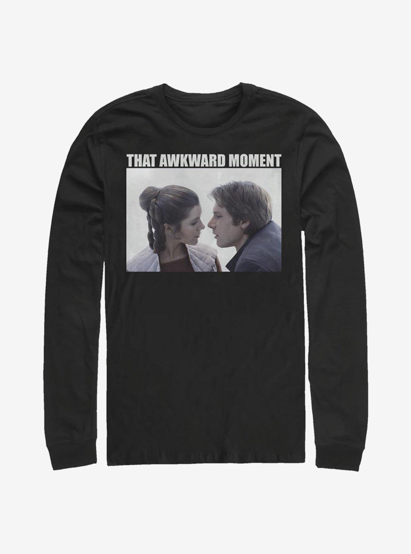 Star Wars Awkward Moment Long-Sleeve T-Shirt, BLACK, hi-res