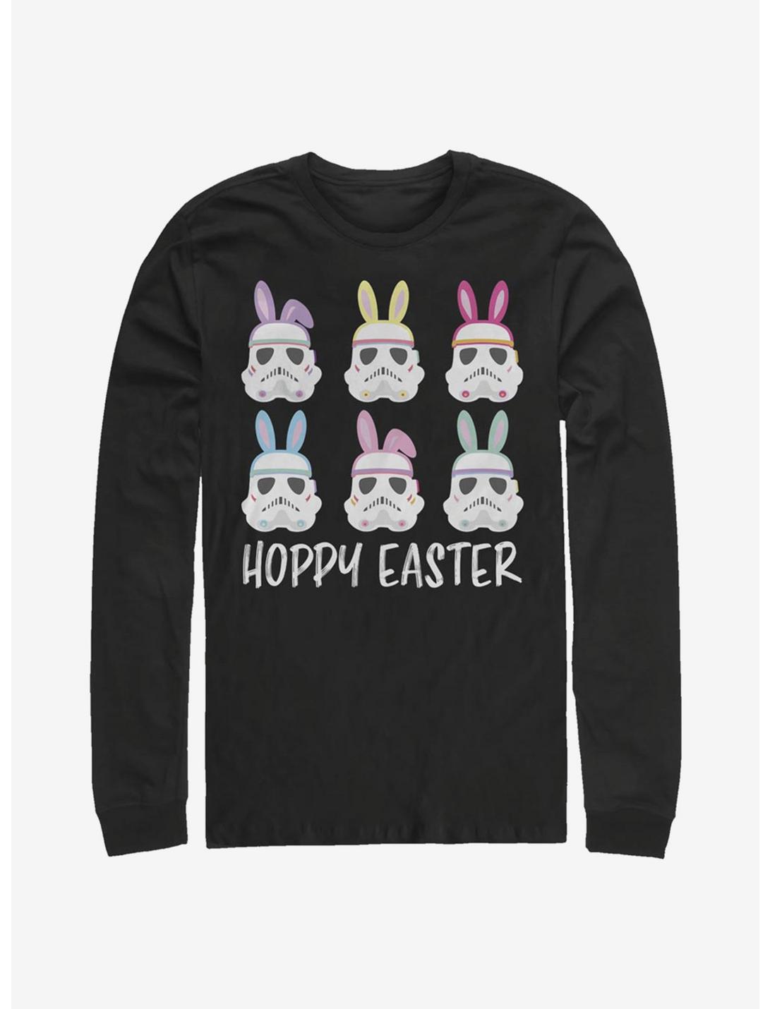 Star Wars Hoppy Stormtrooper Easter Long-Sleeve T-Shirt, BLACK, hi-res