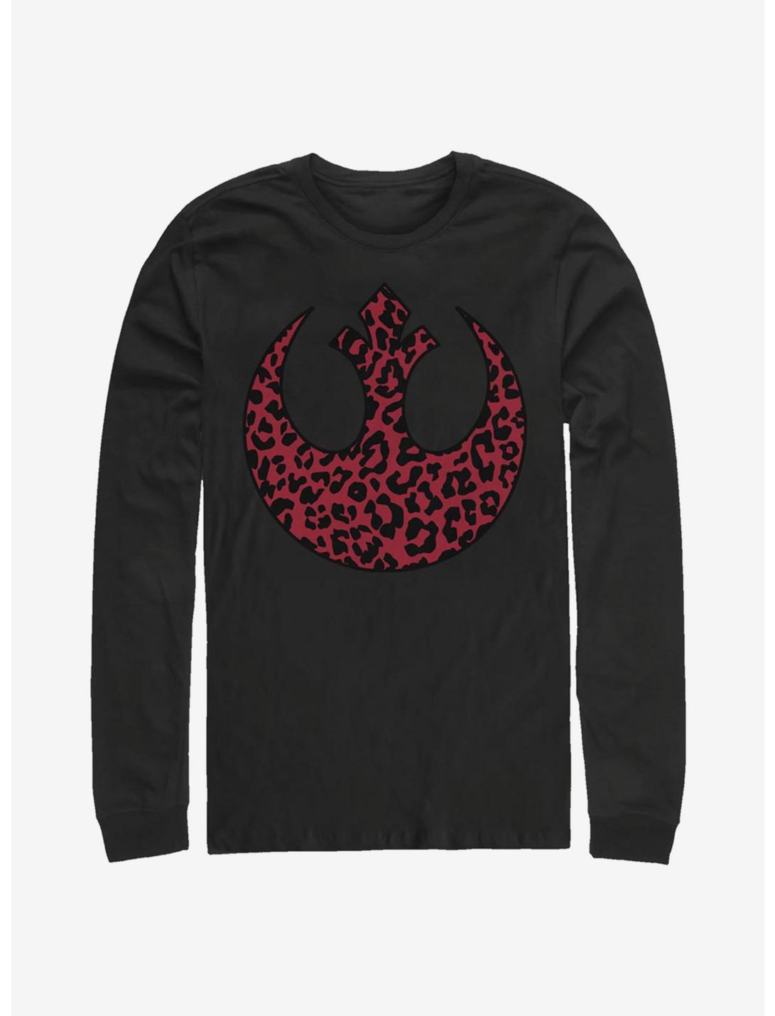 Star Wars Rebel Cheetah Fill Long-Sleeve T-Shirt, BLACK, hi-res