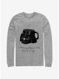Star Wars Coffee Dark Side Vader Mug Long-Sleeve T-Shirt, ATH HTR, hi-res
