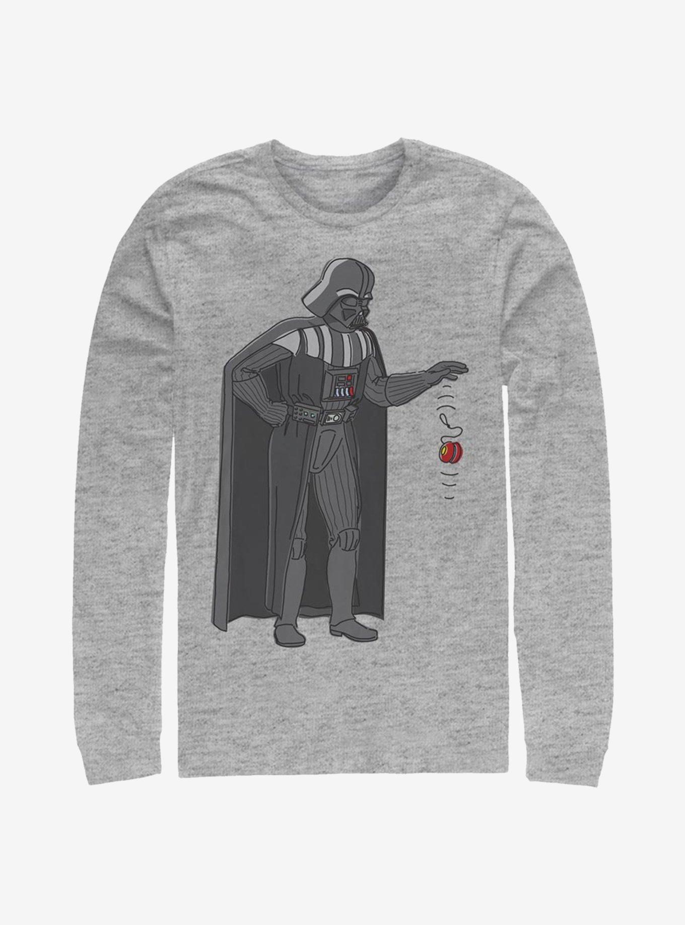 Star Wars Vader Yoyo Long-Sleeve T-Shirt, ATH HTR, hi-res