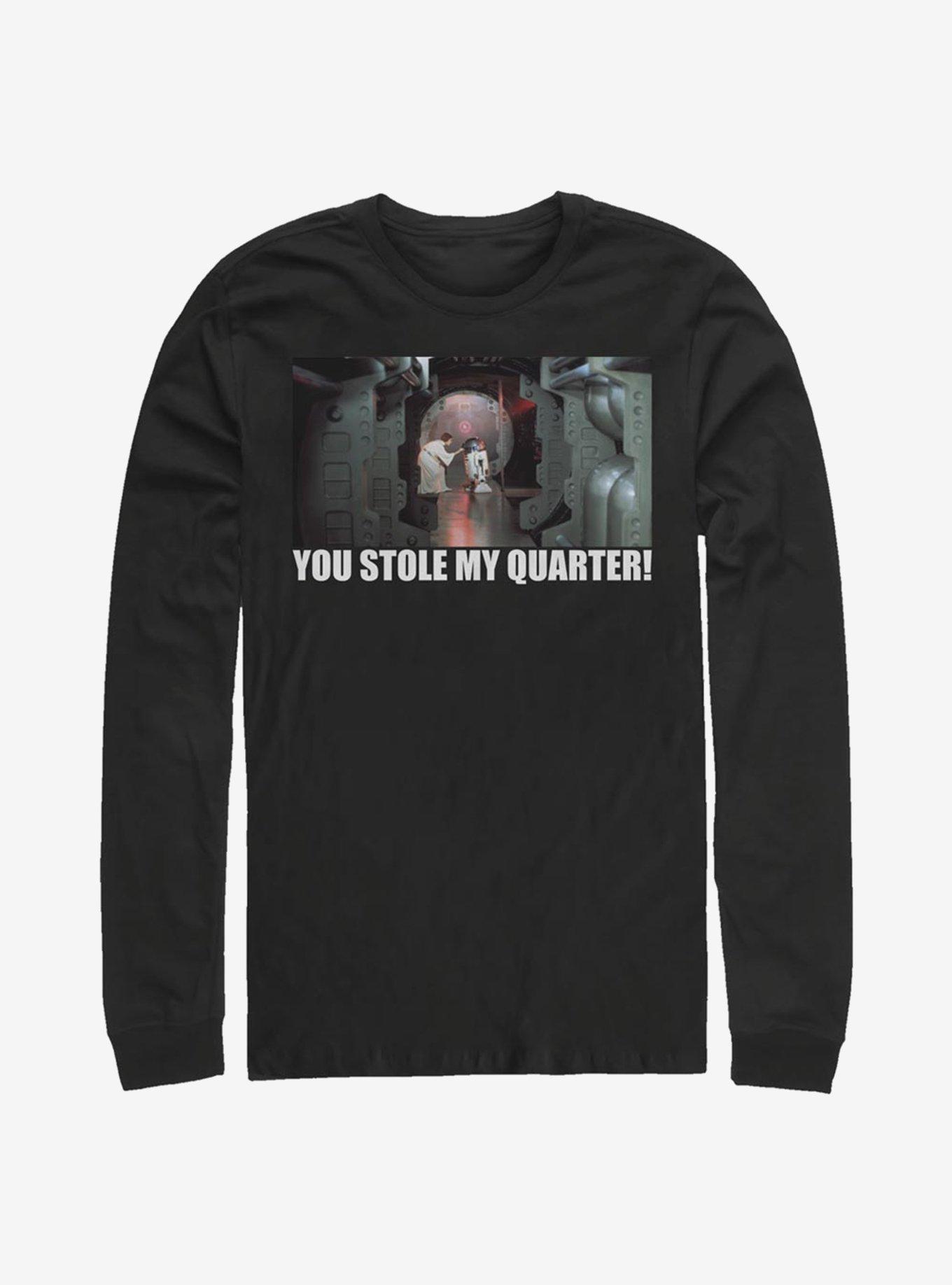 Star Wars You Stole My Quarter! Long-Sleeve T-Shirt, , hi-res