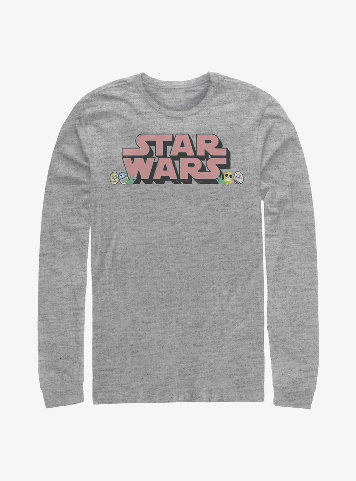 Star Wars Star Eggs Long-Sleeve T-Shirt, ATH HTR, hi-res