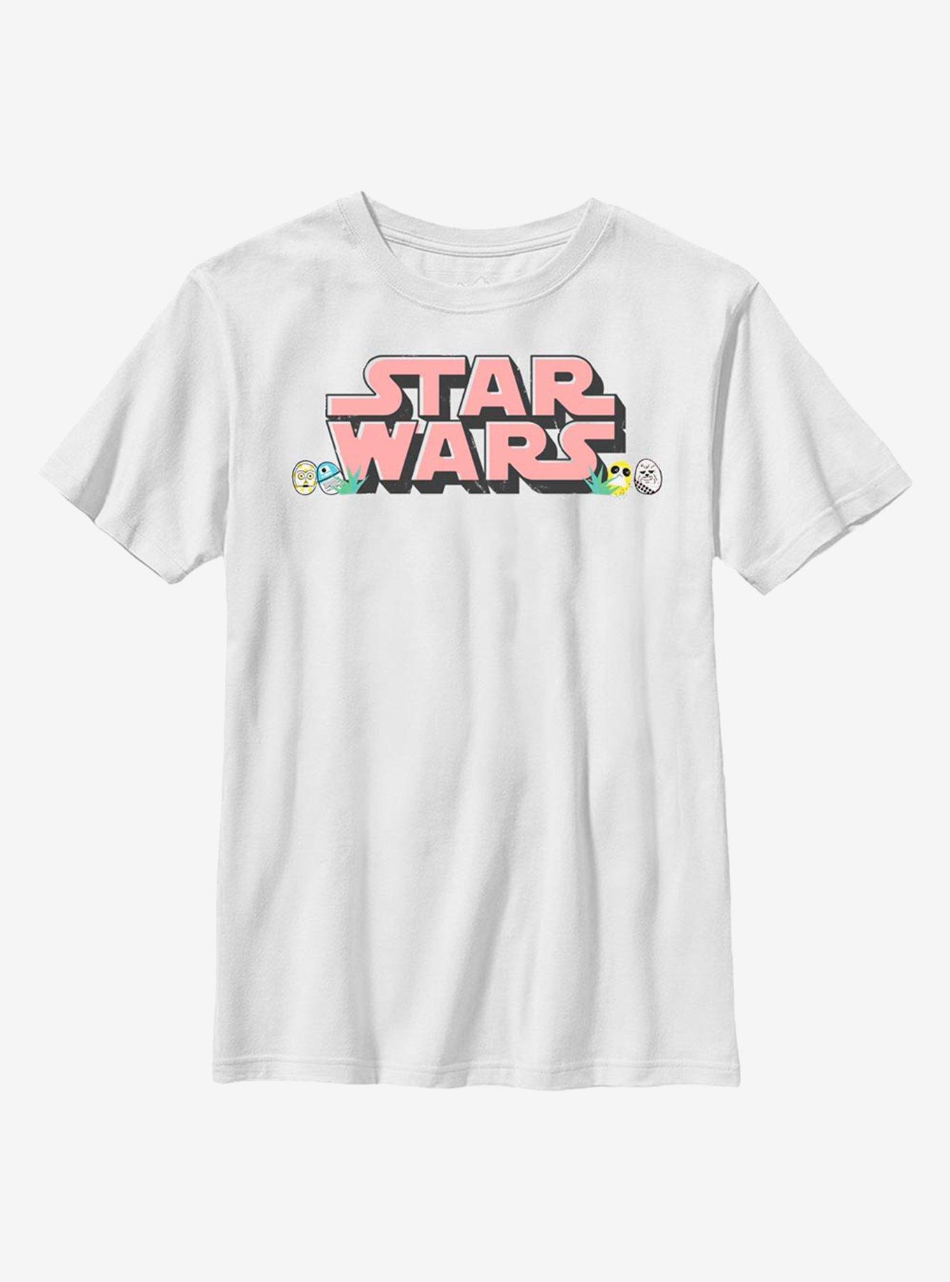 Star Wars Star Eggs Youth T-Shirt, WHITE, hi-res