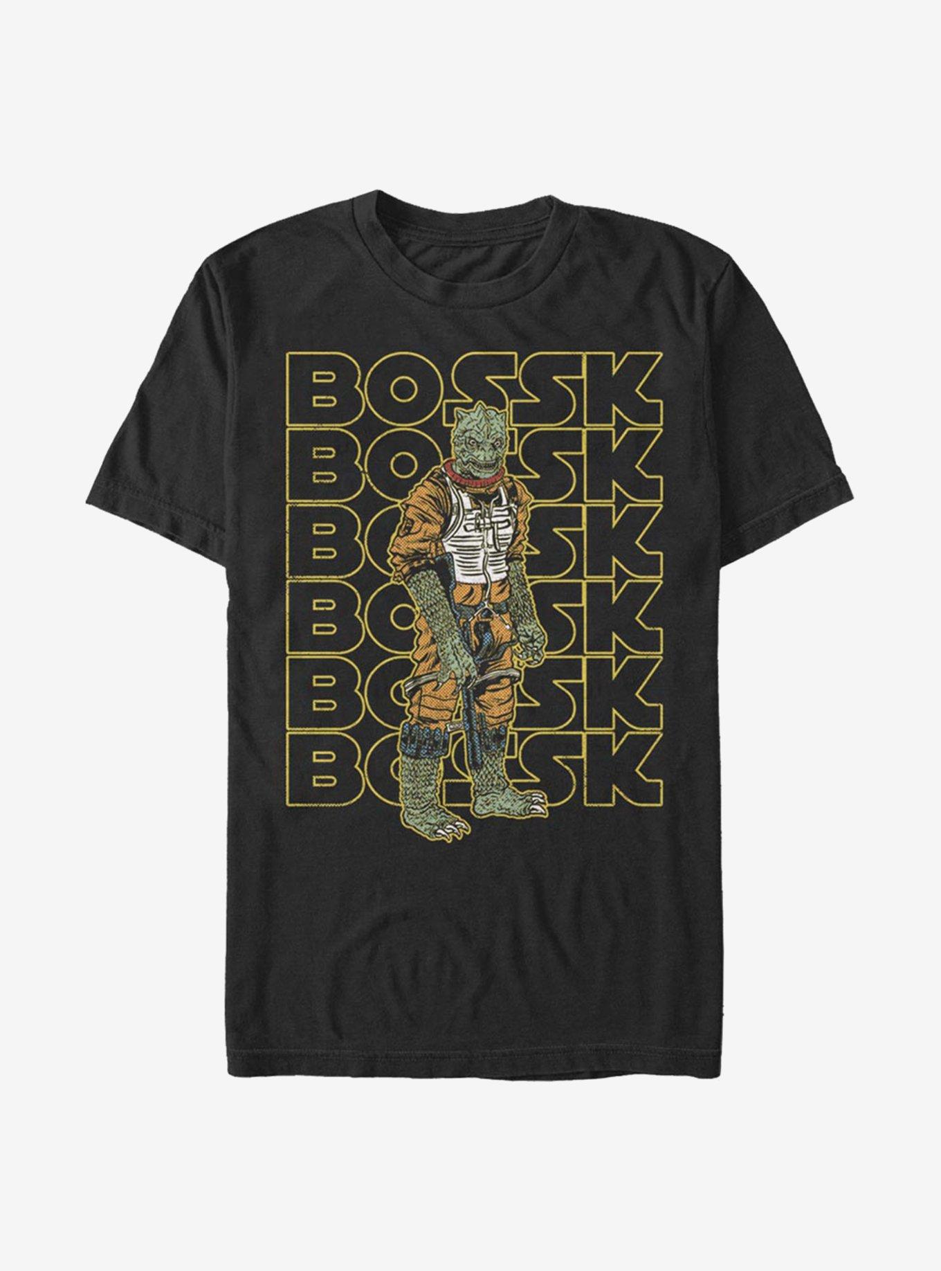 Star Wars Retro Multiple Bossk T-Shirt, BLACK, hi-res