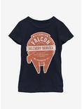 Star Wars Falcon Delivery Youth Girls T-Shirt, NAVY, hi-res