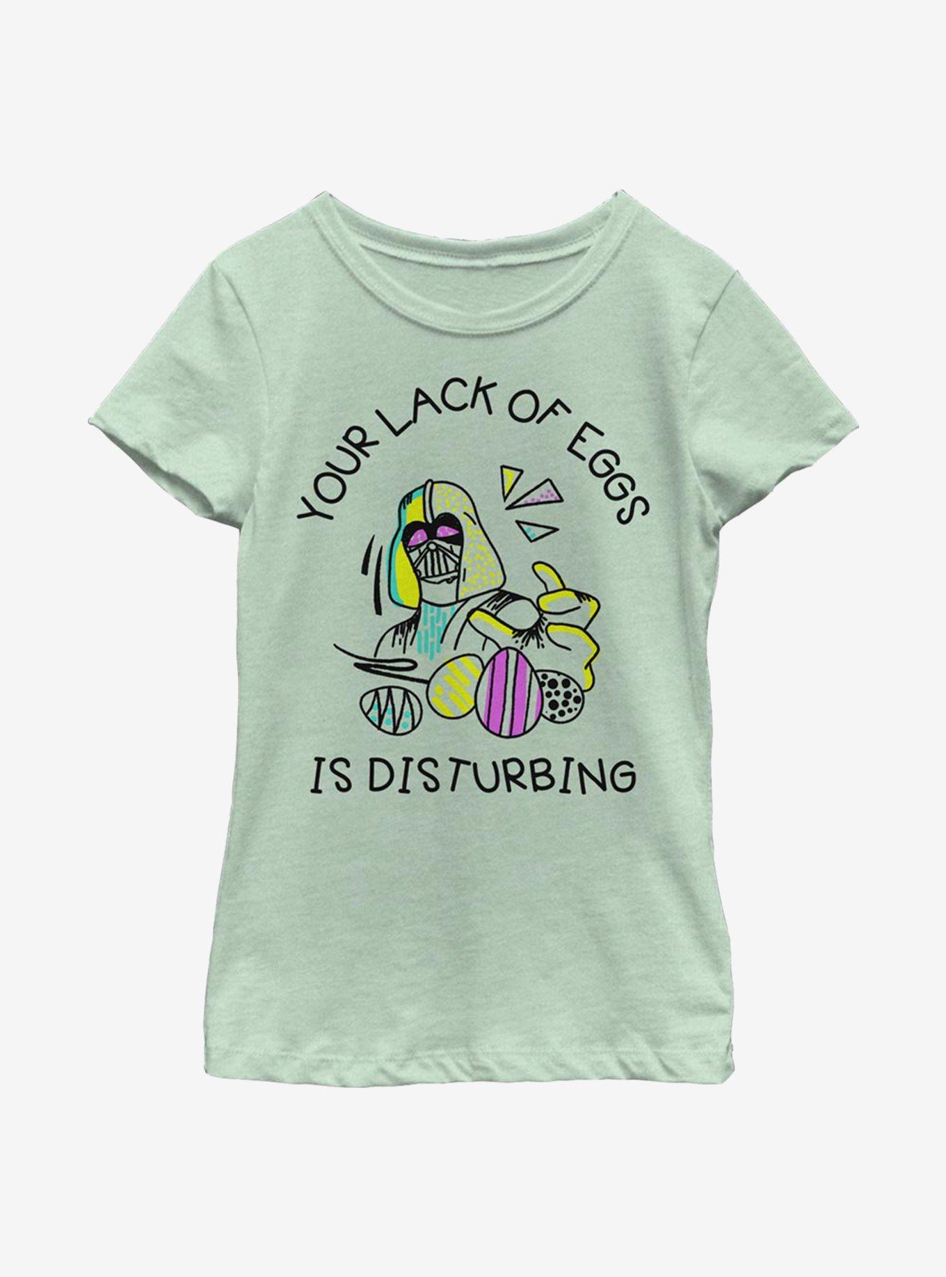 Star Wars Vader Lack Of Eggs Youth Girls T-Shirt, MINT, hi-res