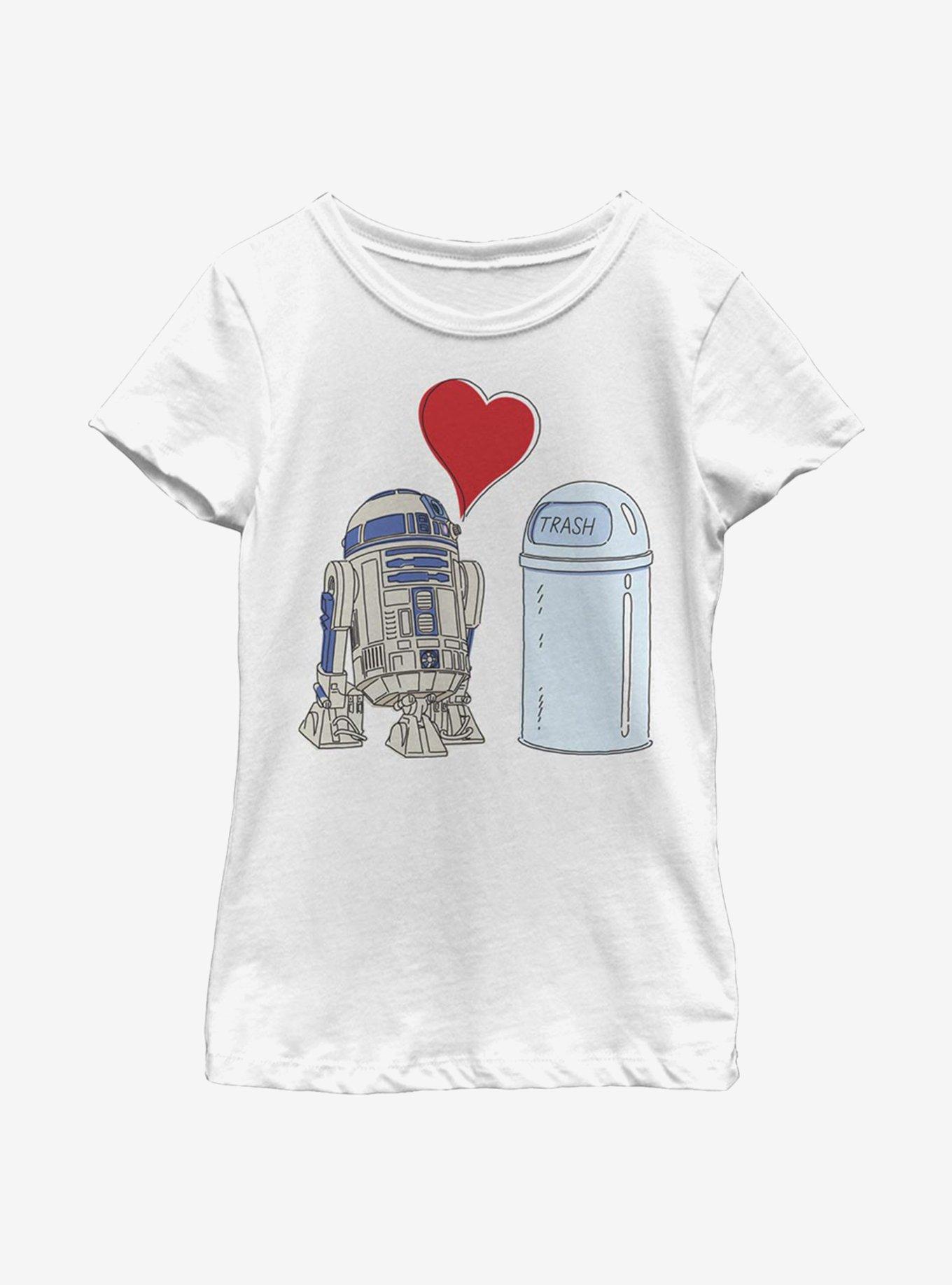 Star Wars R2 Trash Love Youth Girls T-Shirt, , hi-res