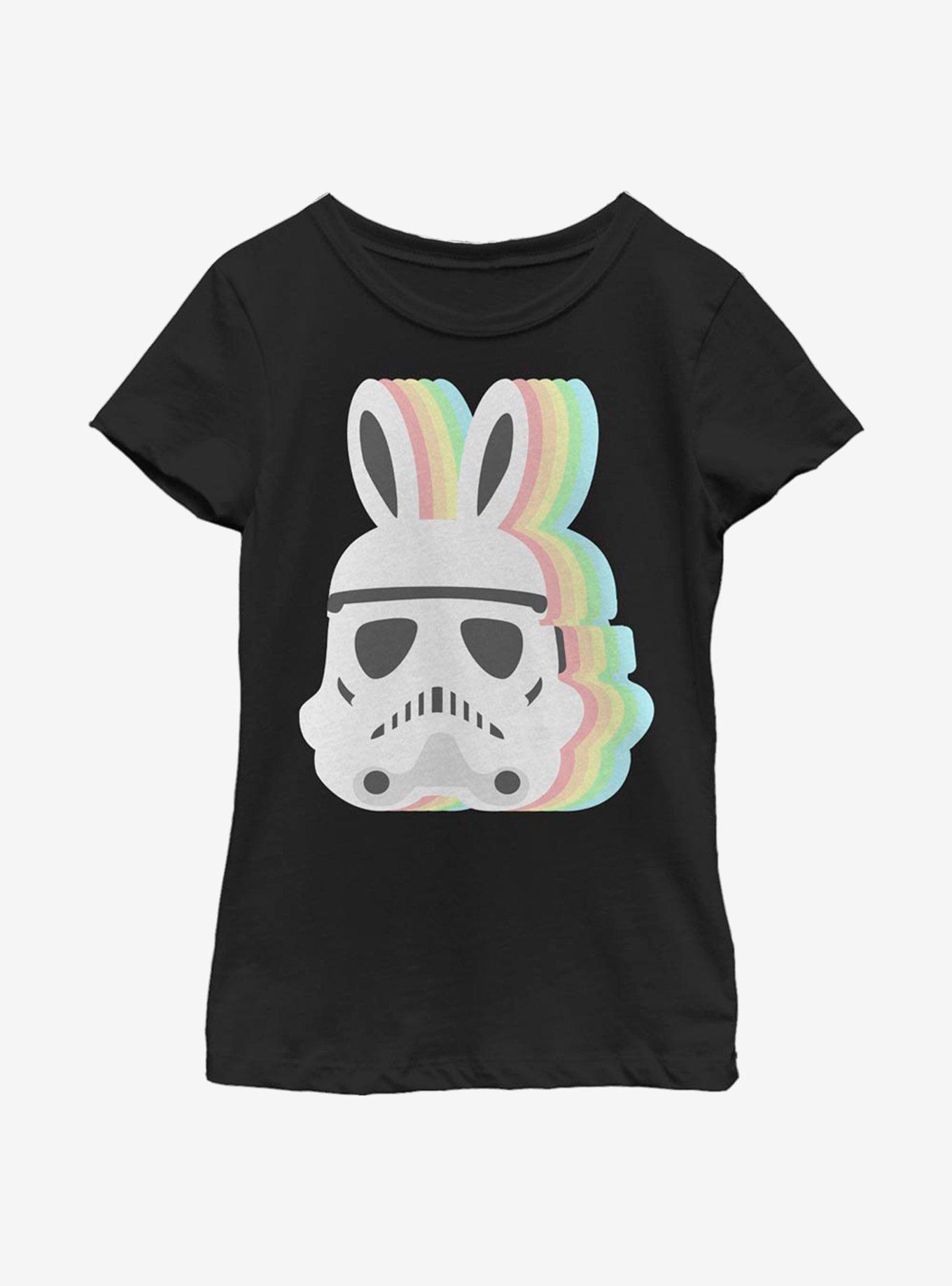 Star Wars Stormtrooper Bunny Youth Girls T-Shirt, BLACK, hi-res