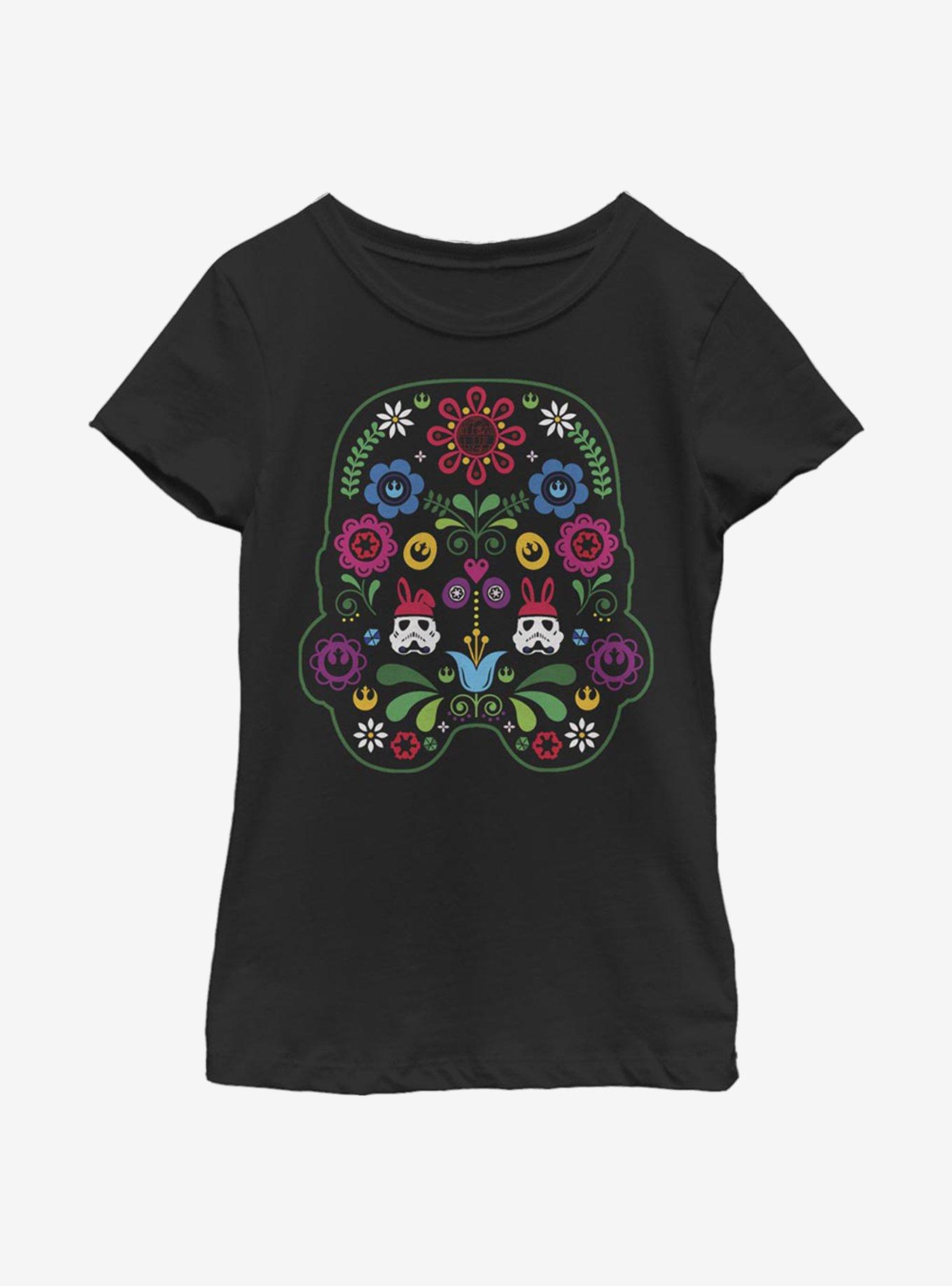 Star Wars Stormtrooper Rosemaling Youth Girls T-Shirt, , hi-res