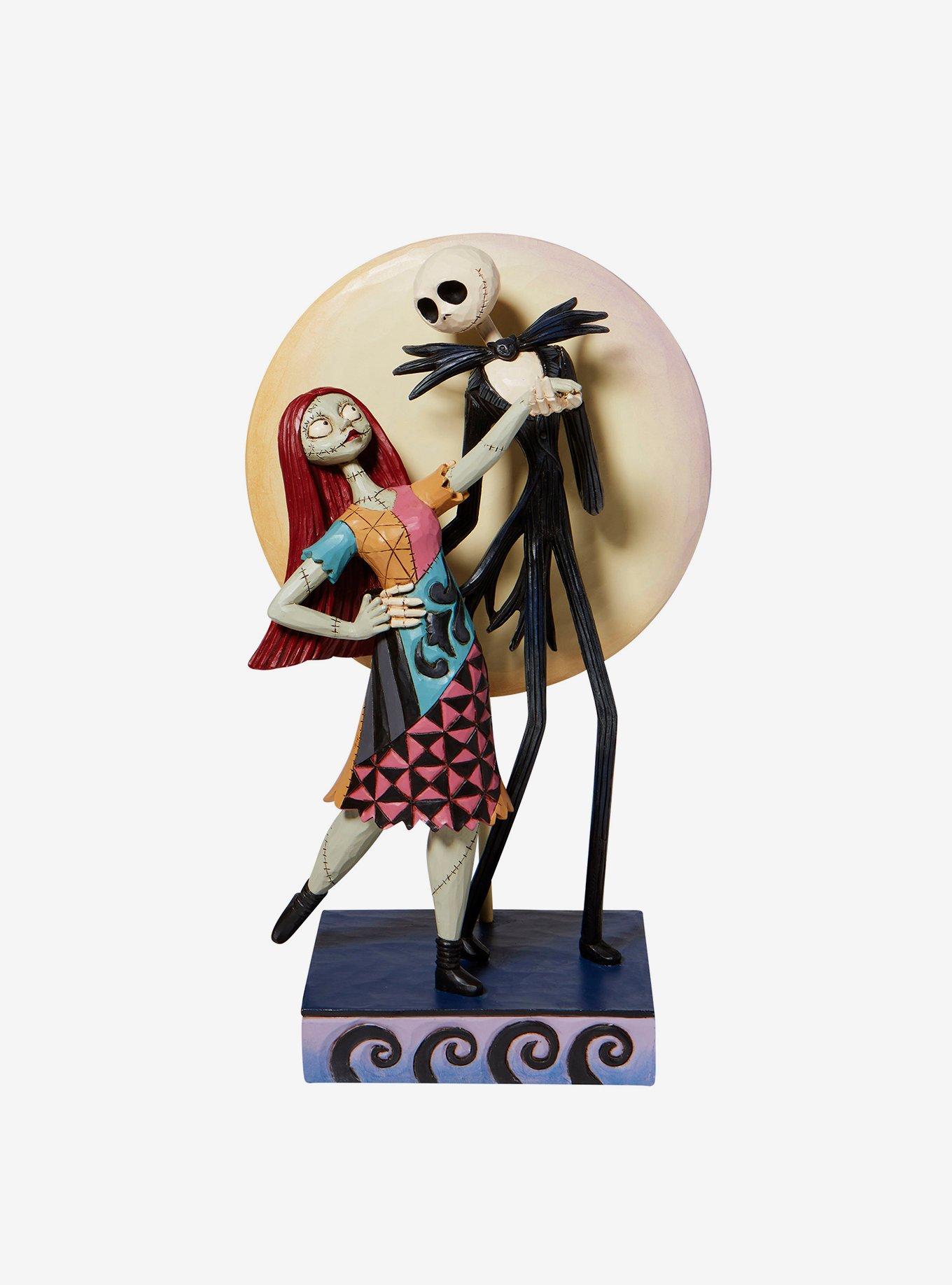 The Nightmare Before Christmas Disney Traditions Jack Skellington and Sally Moonlight Statue, , hi-res