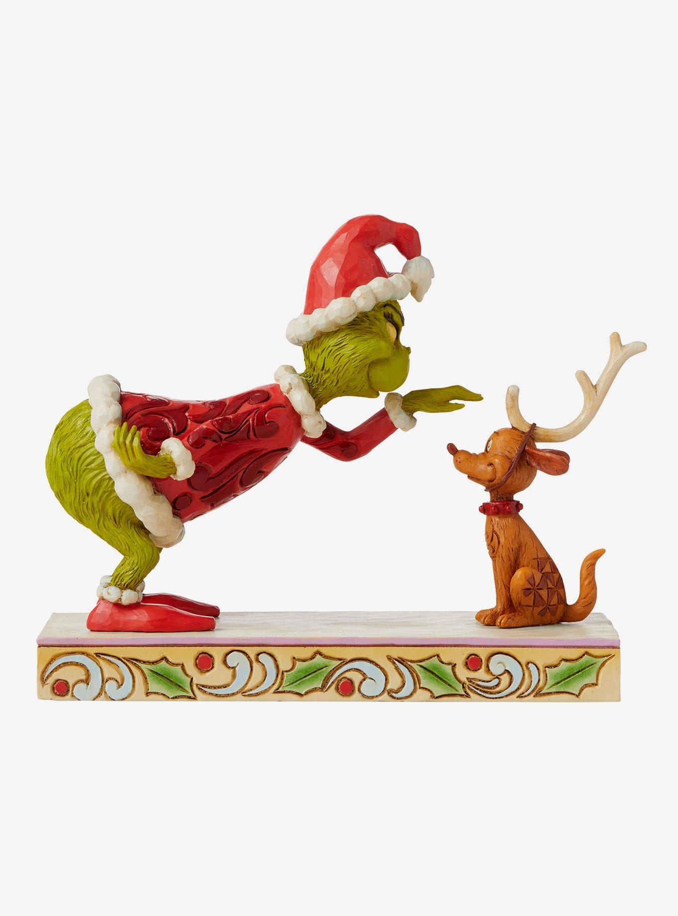 Dr. Seuss How the Grinch Stole Grinch Petting Max Statue, , hi-res