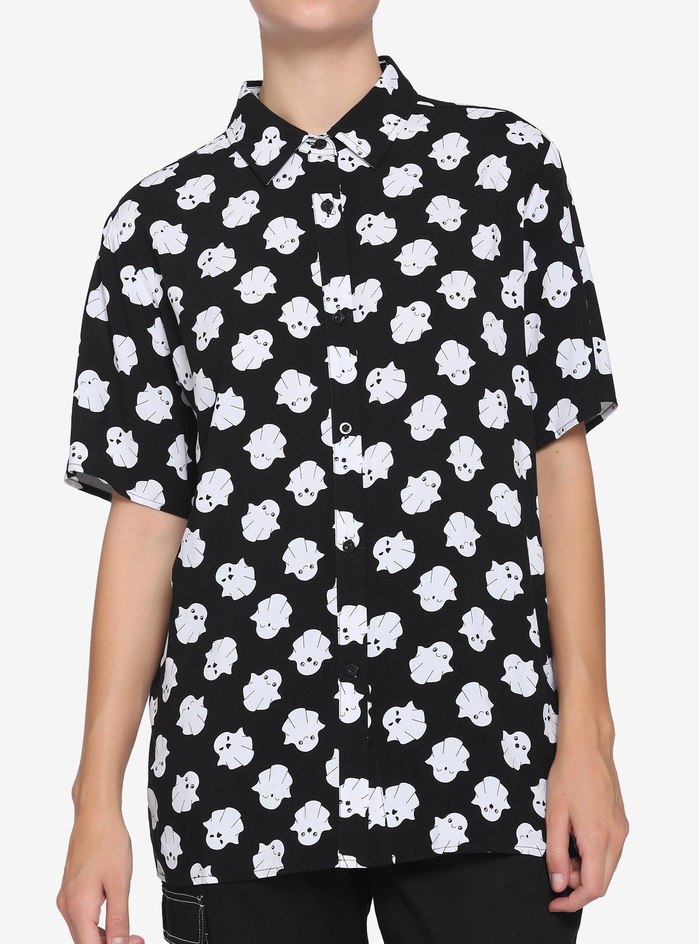 Ghost Girls Woven Button-Up, , hi-res