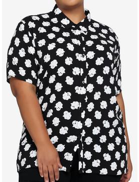 Ghost Girls Woven Button-Up Plus Size, , hi-res
