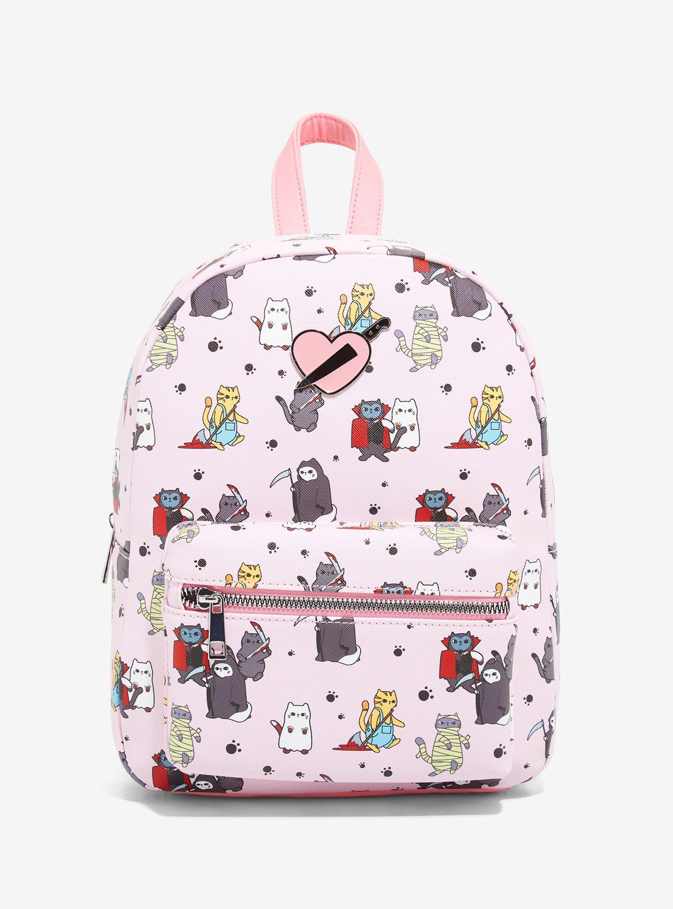 Pink cat outlet backpack