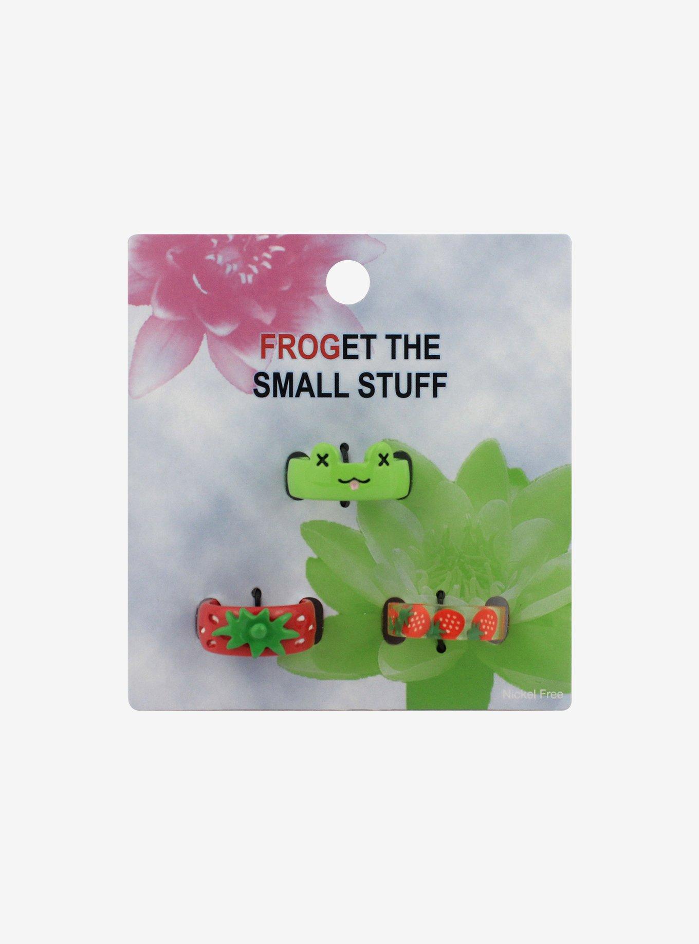 Strawberry Frog Ring Set, , hi-res