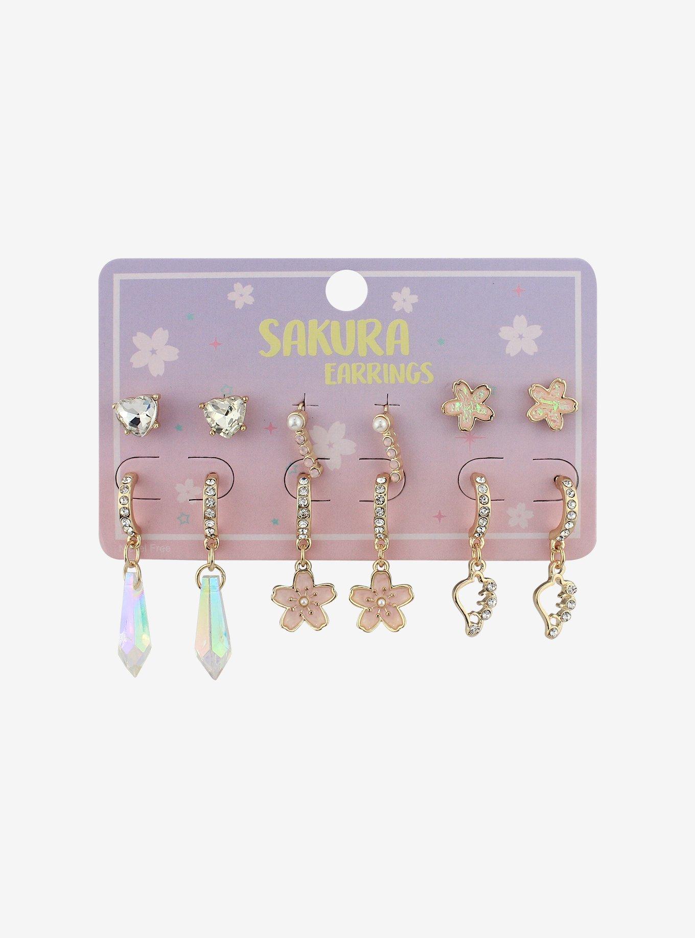 Sakura Earrings. CHOOSE YOUR COLOR. Cherry Blossom Earrings. 