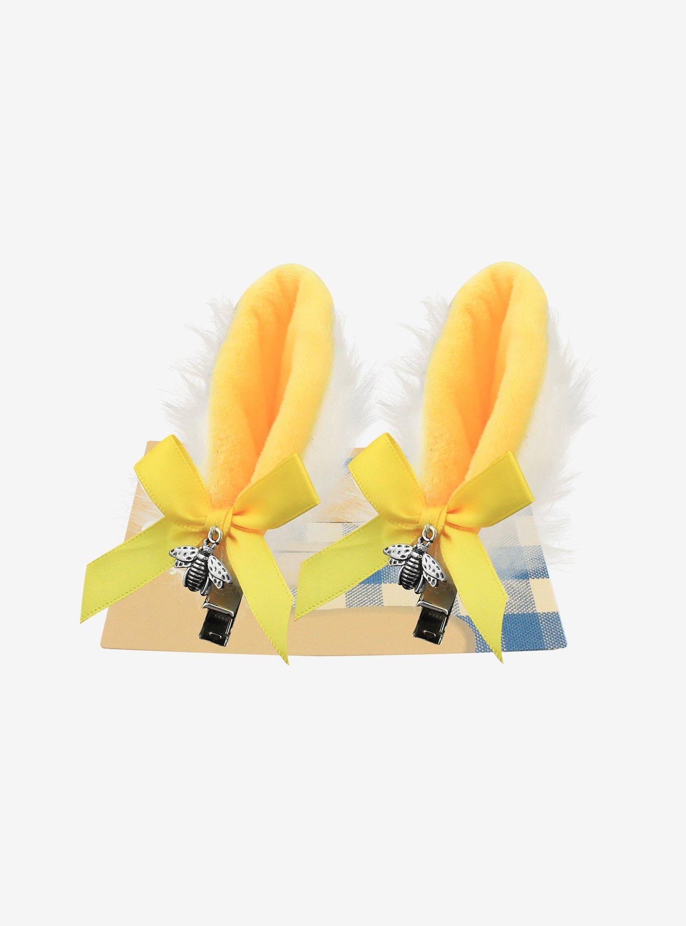 Bumblebee Cat Ear Hair Clips, , hi-res