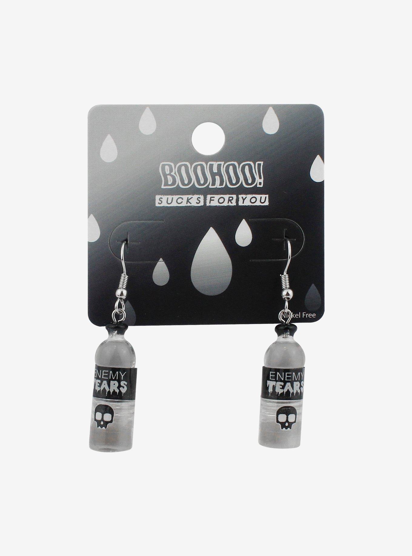 Enemy Tears Drop Earrings Hot Topic