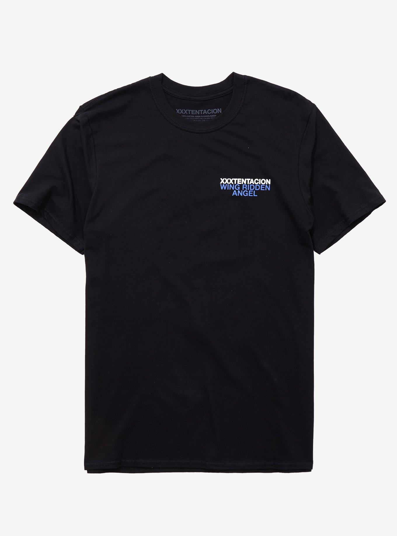 XXXTentacion Wing Ridden Angel T-Shirt, BLACK, hi-res