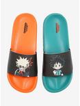 My Hero Academia Deku & Bakugo Slide Sandals, MULTI, hi-res