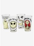 Disney The Nightmare Before Christmas Characters Pint Glass Set, , hi-res